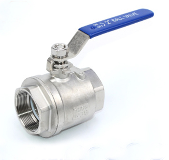 2PC Floating Full Port Thread Stainless Steel Ball Valve SDM-7113