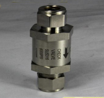 Mini Check Valve Gas Single Flow High Pressure SDM-7118